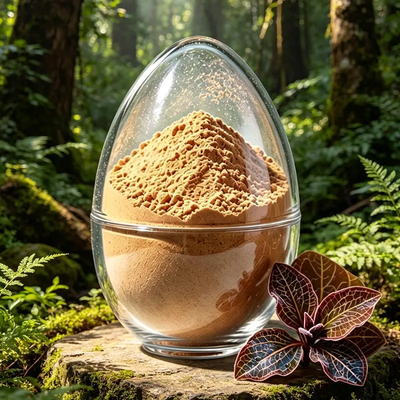 Premium Natural Anoectochilus Flavonoids guztira 2% hauts lehortua